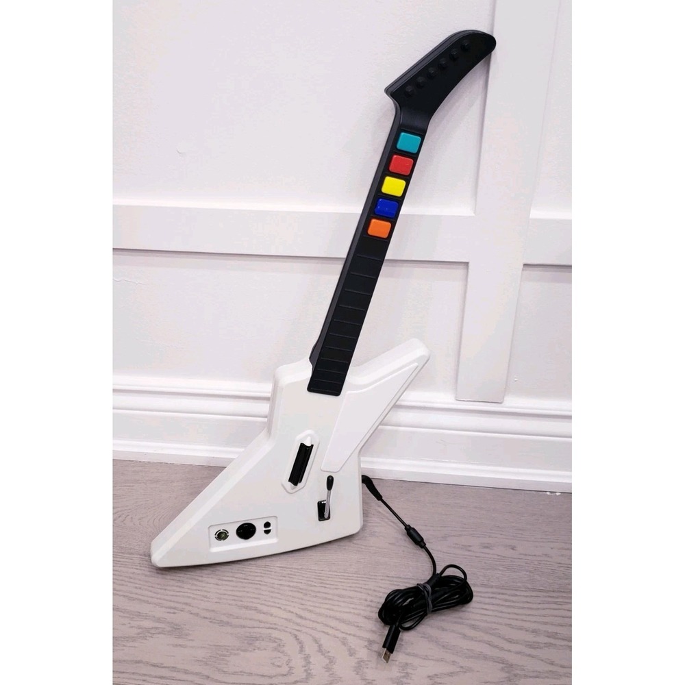 Guitar Hero Xbox 360 Xplorer Redoctane Guitar Wired - Working Tested